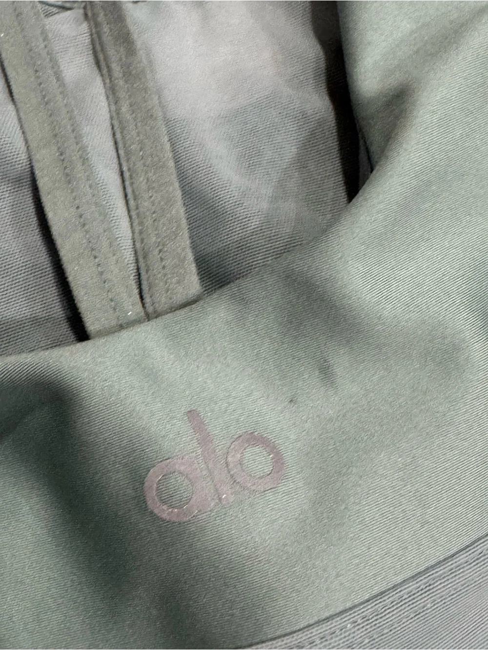 NWT Alo Yoga Airlift Bra Airbrush Streamlined Skirt Set Botanical Green Small